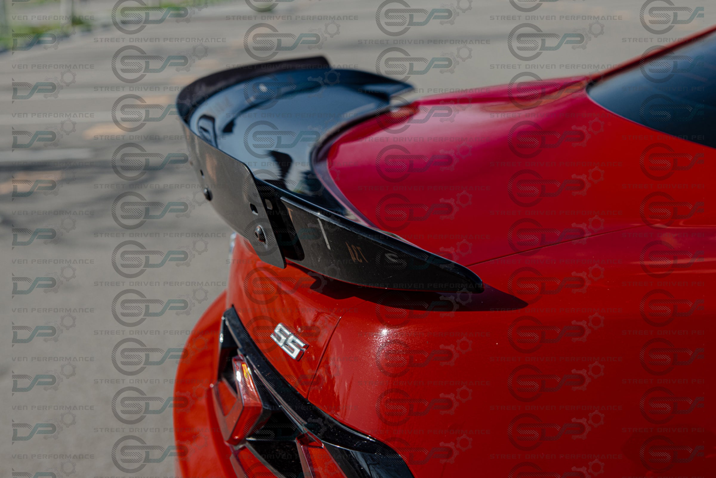 2014-2015 5th Gen Camaro - "ZL1 Style" Rear Trunk Spoiler Wing with Wickerbill - for models